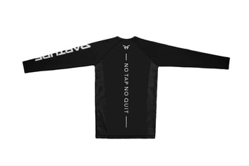 Rapture Standard Issue Long Sleeve Rashguard – "No Tap No Quit" Edition